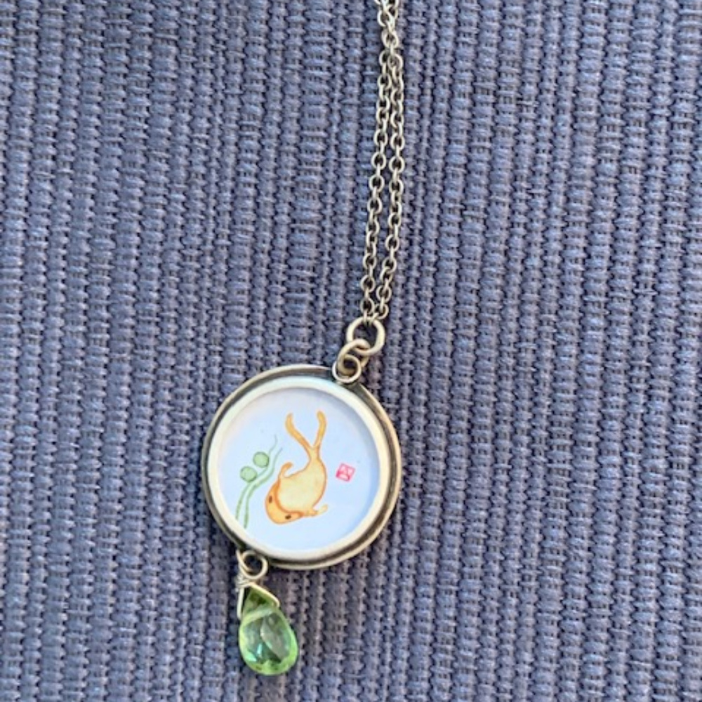 Ananda Khalsa Koi Neclace with Peridot